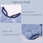 MOTEERLLU Coverall Baby Feeding Bib for Eating,Long Sleeves Bib Attaches to Highchair and Table,Weaning Bibs - Image 6